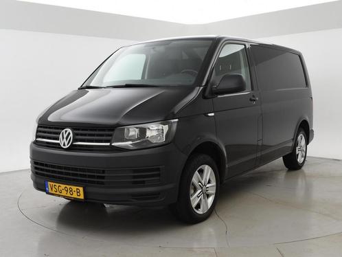 Volkswagen Transporter 2.0 TDI 204 PK DSG + LEDER | APPLE CA, Auto's, Volkswagen, Lease, Zwart, Handgeschakeld, Overige carrosserieën