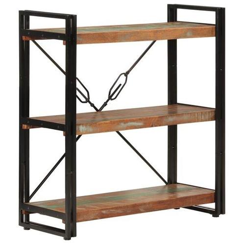 Boekenkast Recycled Hout | Retourdeal | 41% Korting, Huis en Inrichting, Kasten | Boekenkasten, 25 tot 50 cm, Met plank(en), Nieuw