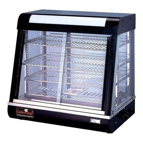 Warmhoudvitrine zwart | (H)66x(B)69x(D)44, Zakelijke goederen, Horeca | Keukenapparatuur, Nieuw in verpakking, Verzenden