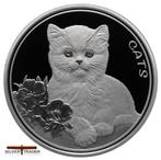 Fiji Cats 5 oz 2023 Prooflike (250 oplage), Zilver, Losse munt, Verzenden