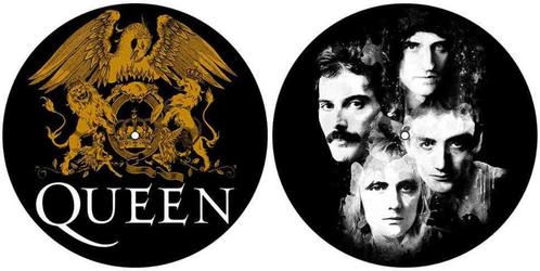 Queen Crest/Faces Platenspeler Slipmat officiële merchandise, Verzamelen, Muziek, Artiesten en Beroemdheden, Gebruiksvoorwerp