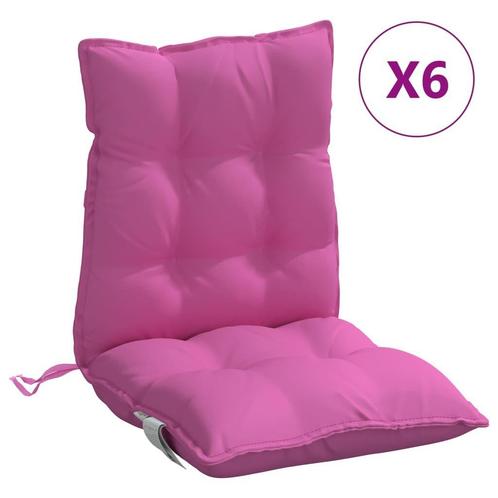 Stoelkussens Roze Set - Goedkoop! | retourdeal | Direct l..., Tuin en Terras, Tuinmeubel-accessoires, Nieuw, Ophalen of Verzenden