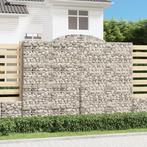 vidaXL Schanskorf gewelfd 300x30x220/240 cm gegalvaniseerd, 100 cm of meer, Verzenden, Nieuw, Metaal
