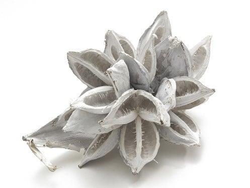 Penca Sororoca Frosted White 20-30 cm per stuk, Huis en Inrichting, Woonaccessoires | Kunstplanten en Kunstbloemen, Nieuw, Ophalen of Verzenden