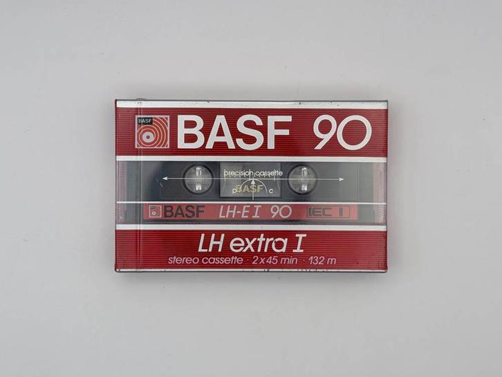 BASF Cassettebandje LH extra I - 90min - Nieuw, Cd's en Dvd's, Cassettebandjes, Verzenden