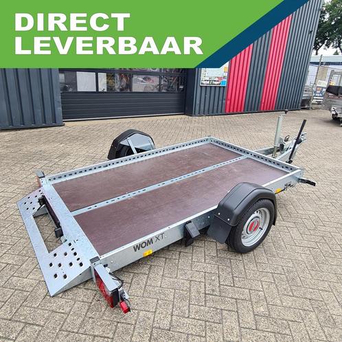 Motortrailer  Stema WOM XT 1300 Kg geremd 251x153 afzinkbaar, Auto diversen, Aanhangers en Bagagewagens, Ophalen of Verzenden