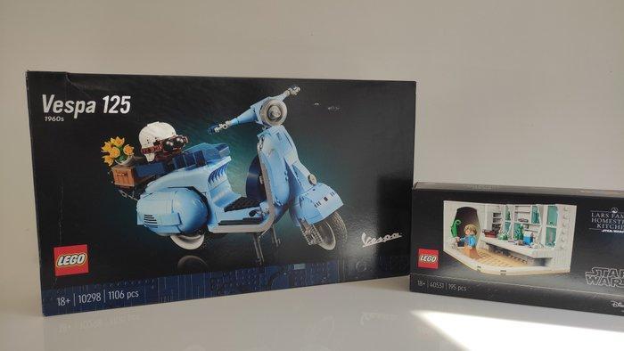 Lego Set - Icons - Vespa 125 (1960s) and Star Wars Lars, Kinderen en Baby's, Speelgoed | Duplo en Lego