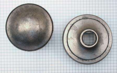 Voordeurknop (messing) Oud Zilver, Doe-het-zelf en Verbouw, Hang- en Sluitwerk, Verzenden