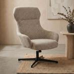 *WOONWINKEL* Relax Fauteuil Kantelbaar Beige, Verzenden, Nieuw, Stof