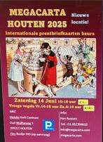 Megacarta HOUTEN 13-14 Juni grootste ansichtkaartenbeurs NL, Gelopen