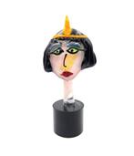Roberto Guidotti - Miniatuur figuur - Cleopatra - Glas, Antiek en Kunst