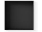 Looox Colour BoX - Inbouwnis - 30x30x10cm - RVS Zwart mat, Verzenden, Zo goed als nieuw