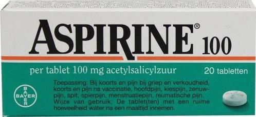 Aspirine 100 mg UAD - 20 tabletten, Diversen, Verpleegmiddelen, Nieuw, Verzenden