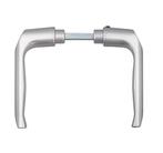 Buva deurklink LF-LINE 126 mm aluminium F1 deurdikte 54 mm, Verzenden, Nieuw