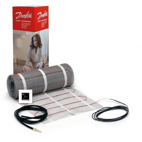 Danfoss EFTI elektrische vloerverwarming 4m2 met thermostaat, Doe-het-zelf en Verbouw, Verwarming en Radiatoren, Verzenden
