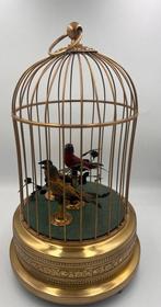 Griesbaum 3 vogels in vogelkooitje zeldzaam zangvogels -, Antiek en Kunst