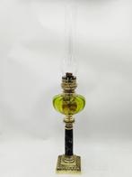 Lamp - Messing, Marmer, Glas