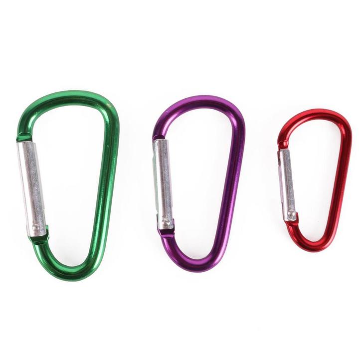 Benson Sleutelhanger karabijnhaak set - Kleurenmix - 3-de..., Verzamelen, Sleutelhangers, Nieuw, Ophalen of Verzenden