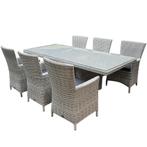 Showroommodel Capri Menorca dining tuinset 220x100xH75 cm, Tuin en Terras, Tuinsets en Loungesets, Ophalen of Verzenden, Nieuw