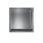 Gun metal RVS Inbouwnis 30x30x7cm, Verzenden, Nieuw