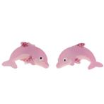 Meisjes Oorbellen dolfijn roze NIEUW