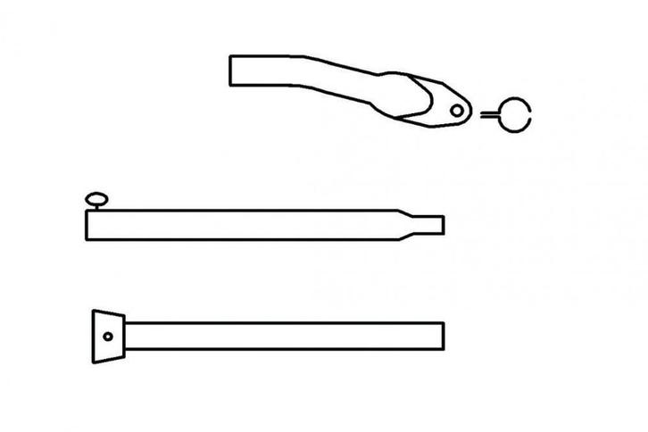 Campking Aandrukstang 22/19 mm Premium, Caravans en Kamperen, Tentaccessoires, Nieuw, Ophalen of Verzenden