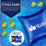 Zwembad kussen - Luchtkussen zwembad - 120x120 cm - Blauw -, Tuin en Terras, Zwembad-toebehoren, Verzenden, Zo goed als nieuw