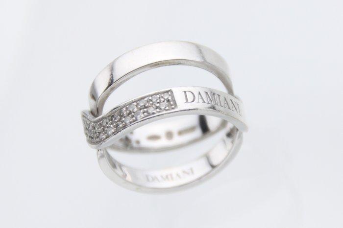 Damiani - Ring - 18 karaat Witgoud - BACI X (Kiss), Sieraden, Tassen en Uiterlijk, Ringen