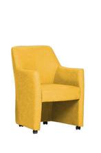 Eetkamerstoel Chris - eetkamerstoelen - Geel, Huis en Inrichting, Stoelen, Nieuw, Stof