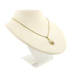 Gouden hanger met zirconia (Hanger of bedel), Sieraden, Tassen en Uiterlijk, Bedels, Ophalen of Verzenden, Gebruikt, Goud, Overige merken