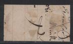 Baden 1861 - 6 kr. rechtstaand paar met fotobevestiging -, Gestempeld