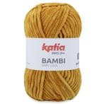 Katia Bambi - 320 mosterdgeel - Chenille Garen, Ophalen of Verzenden, Nieuw