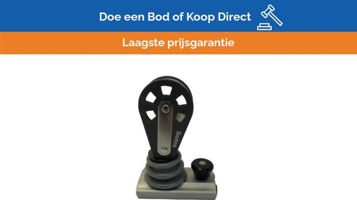 Bieden: Barton Genua Sheet Block for 22 mm Track with Pin-S, Watersport en Boten, Zeilen en Zeiltoebehoren, Toebehoren, Nieuw