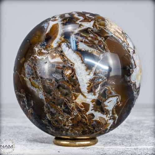 Natuurlijke Mexicaanse Opalencirkel Bol- 639.76 g, Verzamelen, Dierenverzamelingen