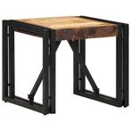 vidaXL Salontafel 40x40x35 cm massief ruw mangohout, Huis en Inrichting, Tafels | Salontafels, 50 tot 100 cm, Verzenden, Vierkant