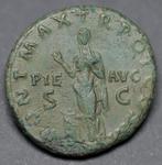Romeinse Rijk. Hadrianus (117-138 n.Chr.). As Rome, Postzegels en Munten, Munten | Europa | Niet-Euromunten