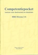Competentiepocket Mbo Niveau 3 4 9789087710996, Boeken, Schoolboeken, Zo goed als nieuw