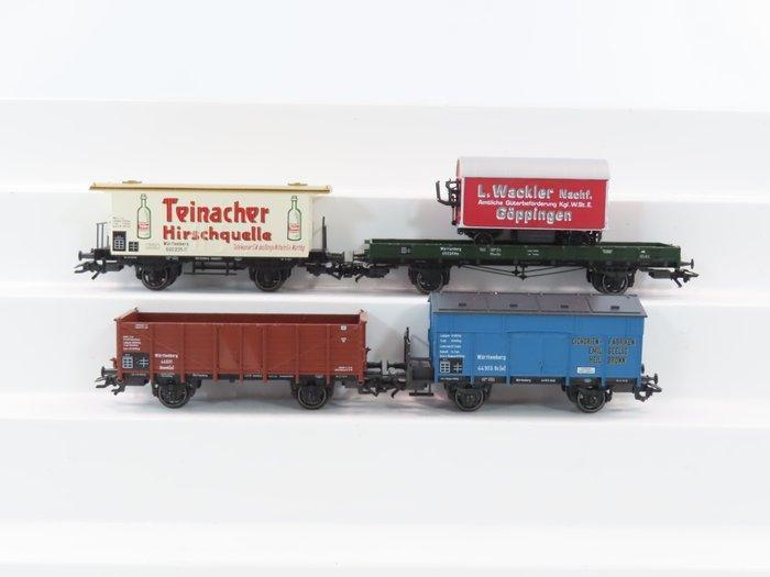 Märklin H0 - 48808 - Modeltrein goederenwagonset (1) -, Hobby en Vrije tijd, Modeltreinen | H0