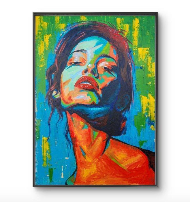 Leandro Olano - Altiva Quietud, Antiek en Kunst, Kunst | Schilderijen | Modern