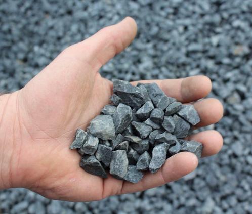 zak 25kg Basalt Split 8-16 16-22 basaltsplit 25 kg antraciet, Tuin en Terras, Grind, Keien en Split, Split, Antraciet, Nieuw, Basalt