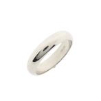 Witgouden aanschuifring (trouwring, gouden ring) (trouwring), Gebruikt, Overige kleuren, 19 tot 20, Ophalen of Verzenden
