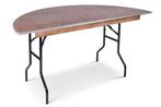 Inklapbare bankettafel Halfrond | 153 x 76cm, Huis en Inrichting, Tafels | Bijzettafels, Ophalen of Verzenden, Nieuw, Rond, Kunststof
