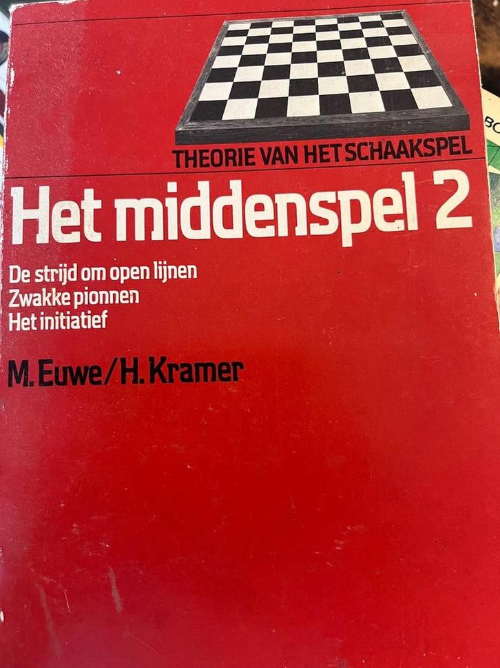 2 Middenspel 9789027476548 Euwe, Boeken, Hobby en Vrije tijd, Gelezen, Verzenden