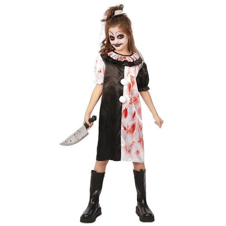 Terrifier Clown Jurk Kind, Hobby en Vrije tijd, Feestartikelen, Feestartikel, Nieuw, Verzenden