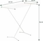 2dekans | BRASQ Droogrek Staand Wit - 8 meter - Wasdroger -, Tuin en Terras, Droogmolens en Wasrekken, Ophalen of Verzenden, Zo goed als nieuw