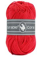 Durable Coral - 316 red - Gemerceriseerd Katoen Garen, Hobby en Vrije tijd, Breien en Haken, Ophalen of Verzenden, Nieuw