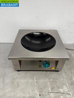 RVS Bohner Inductie Wok Wokplaat met wokpan 5 kW 400V Horeca, Ophalen of Verzenden, Gebruikt