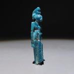 Oud-Egyptisch Faience AMulet van de godin Sekhmet zonder
