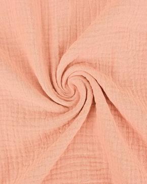 Double Gauze Katoen Flamingo Roze (280 cm), Hobby en Vrije tijd, Stoffen en Lappen, Roze, Nieuw