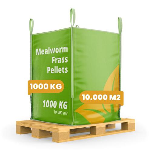 Meelworm Frass - Insectenmest korrels (Bigbag 1000Kg – Voor, Tuin en Terras, Aarde en Mest, Mest, Verzenden